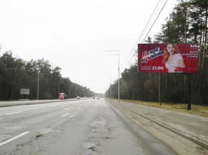 Билборд A в Киеве Городская ул., 200 м. от АЗС "ANP", в сторону Гостомельского КПП фото 1