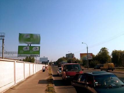 Билборд B в Ровно, 6x3  Заліничний вокзал місце №1, вул. Небесної Сотні (Кіквідзе)  до пр-ту Миру. фото 1