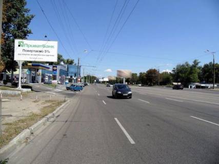 Білборд, Бігборд (Борд)  B у Дніпро (Дніпропетровськ) Набережная Победы ул., 10ж (Ин-физ,АЗС ОККО, 250м до Приват Банк ), в центр Фото 1