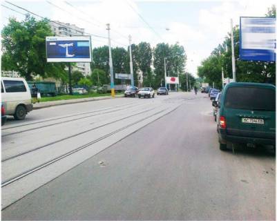 Billboard B in Lviv, 6x3  Mikolajcuka st., (kinc. tram) m.2 Photo 1