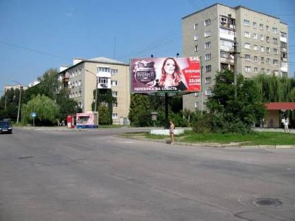 Билборд C в Ивано-Франковске Пулюя ул. - Берегова (Конєва) ул.  (из центра) фото 1