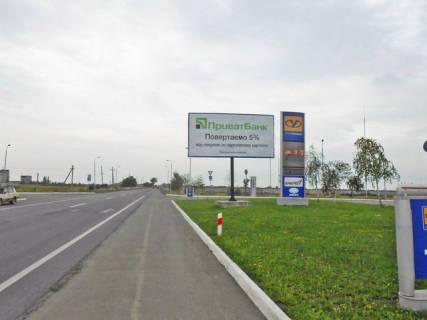 Билборд A в Ужгороде Трасса на Венгрию (с. Сюрте, место №1, АЗС "Укрнафта") фото 1