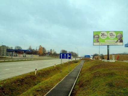 Билборд A в Великій Омеляні, 6x3  Київськая траса, виїзд на Львів (№2, АЗС "Укрнафта") фото 2