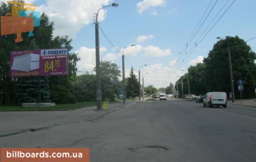 Білборд, Бігборд (Борд)  A у Рівному, 3х6  м. Рівне вул. Володимира Стельмаха (Курчатова) 3, неподалік автозаправки “Авіос”, в’їзд на стадіон “Мототрек” Фото 1