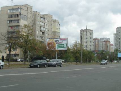 Билборд B в Львове, 3м x 6м  Сержа Лифаря (Сабурова), 19 (рух до вул. Оноре де Бальзака, ліворуч) схема
