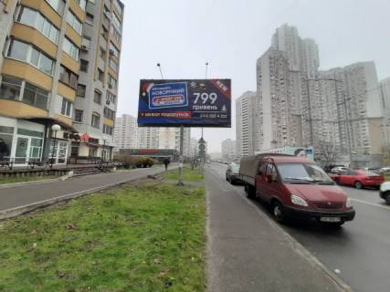 Білборд, Бігборд (Борд)  B у Львові, 3м x 6м  Княжий-Затон, 4 до перехрестя з вул. Срібнокільська, ліворуч схема