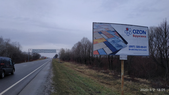 Билборд A в Підбірці (Підбірці), 6x3  Траса М-06 Київ-Чоп, с. Підбірці, лівий фото 1