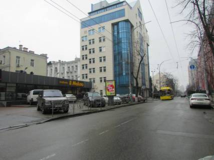 Ситилайт B в Львове, 1.86м х1.27м  Князів Острозьких (Московська) вул., 17 схема