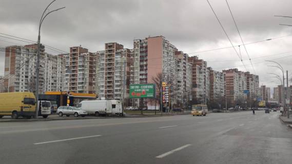 Билборд B в Львове, 3м x 6м  Червоної Калини (В. Маяковського) пр-т, 54 (150 метрів від вул. О.Екстер (М. Цвєтаєвої)) схема