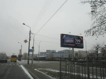 Билборд A в Киеве, 6x3  Оноре де Бальзака / Архітектора  Ніколаєва, 17 схема