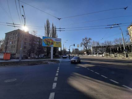 Білборд, Бігборд (Борд)  B у Львові, 3м x 6м  Науки проспект / Грабовского схема