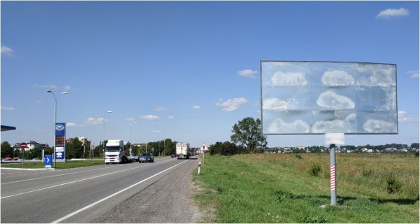 Билборд A на трассах Львовской области, 6x3  Траса М-06 Київ-Чоп, с. Кам'янопіль, АЗС Авіас фото 1