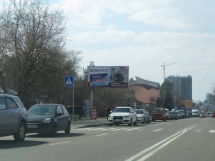 Білборд, Бігборд (Борд)  B у Львові, 3м x 6м  Малишка Андрія, 15/1 напроти схема