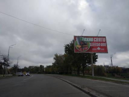 Билборд A в Киеве, 6x3  Миколи Закревського, 21 (навпроти) схема
