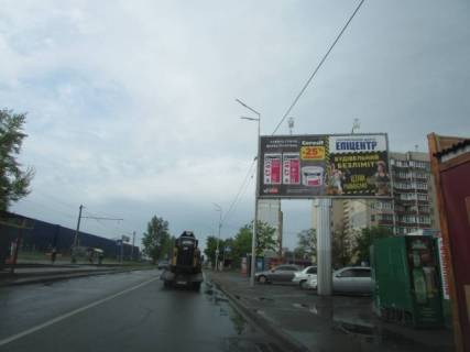 Билборд A в Киеве, 6x3  Закревського Миколи, 61 / Володимира Висоцького бульвар (супермаркет "Сільпо") схема