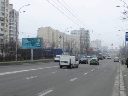 Білборд, Бігборд (Борд)  B у Львові, 3м x 6м  Героїв Дніпра, 42 схема