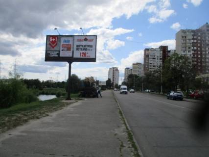 Билборд B в Львове, 3м x 6м  Закревського Миколи, 5 навпроти схема