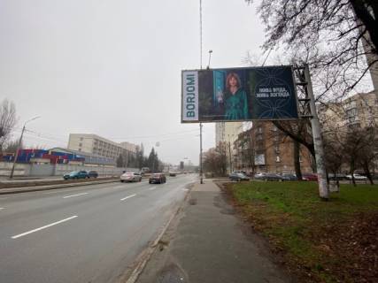 Білборд, Бігборд (Борд)  A у Києві, 6x3  Автозаводська, 11 схема