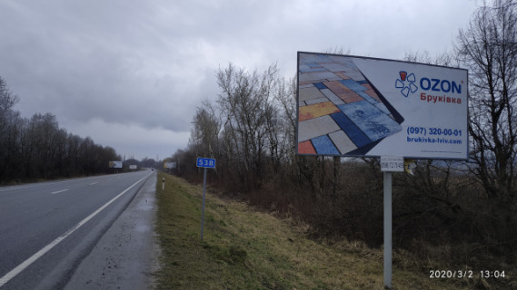Билборд A в Підбірці (Підбірці), 6x3  Траса М-06 Київ-Чоп, с. Підбірці, правий фото 1