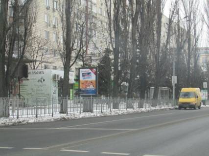 Ситилайт B в Львове, 1.86м х1.27м  Русанівська набережна, 8/2 схема