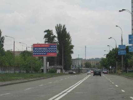 Billboard B in Lviv, 3м x 6м  Bereznakivs'ka, 19A (ozero Tel'bin) scheme