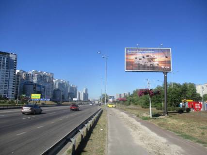Призма A в Киеве, 6x3  Бажана пр., 1д, рух до центру міста (після АЗС "КЛО") - 27020 схема
