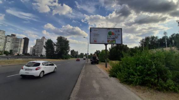 Билборд A в Киеве, 6x3  Оноре де Бальзака, 8 навпроти , рух в напрямку проспекту Генерала Ватутіна схема