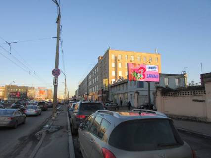 Видеоборд A в Киеве, 6x3  Бандери пр-кт, 8 (навпр. "Епіцентру", 600 м до ст.м."Почайна", рух до Півничного мосту - 298216 схема