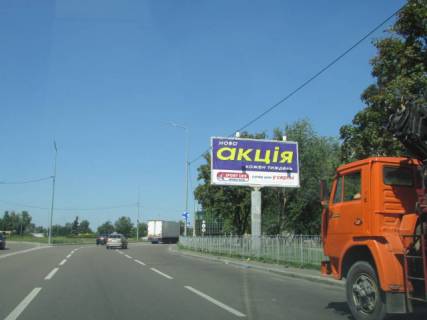 Билборд A в Киеве, 6x3  Митрополита Андрея Шептицького вул. (Луначарського), 7 (напроти, рух до Пантелеймона Куліша площа (Анатолія Луначарського пл.)) схема