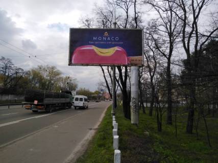 Билборд A в Киеве, 6x3  Нарбута Георгія проспект, (Визволителів, Парк Перемоги) схема