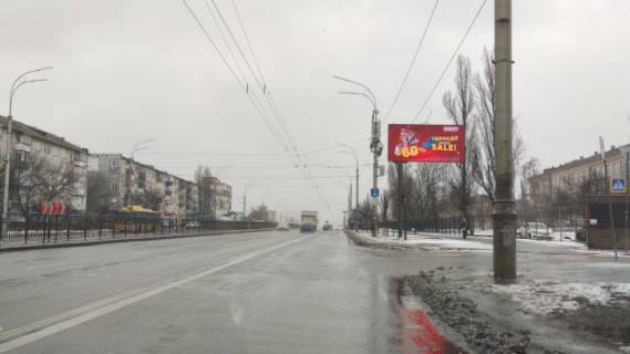Видеоборд A в Киеве, 6x3  Воскресенський проспект, напроти 42, 350 м до Авторинку, рух в напрямку центру міста - 391408 схема