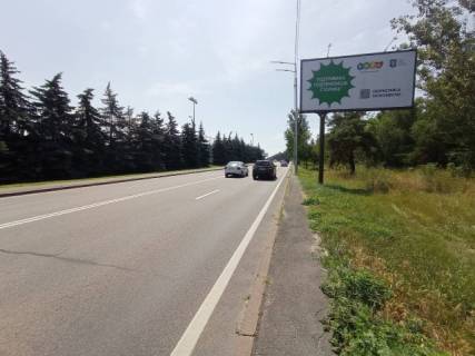 Billboard A in Koncha-Zaspa, 6x3  Stolicne sose / Navcal'no-trenuval'na baza "Dinamo", ruh iz Kieva scheme