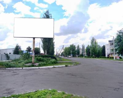 Билборд B в Мирноград (Димитров), 3х6  вул.Соборна (в районі будівлі колишнього швейного виробництва "Рубін") фото 1
