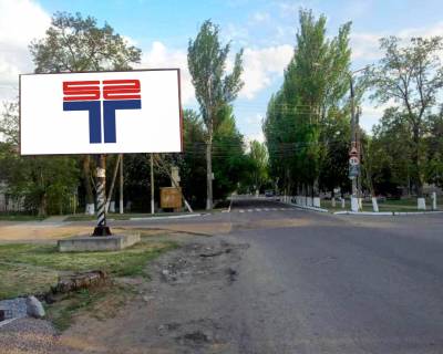 Билборд A в Бердянске перехрестя вул.Луначарського та вул Пролетарської фото 1