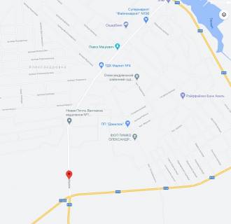 Билборд B в Александровке, 3х6  Олександрівське шосе, в'їзд з м.Кропівницьке схема