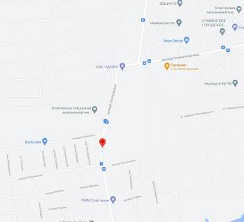 Билборд B в Славянске, 3х6  вул. Святогірська (напроти житлового будинку 177/1) схема