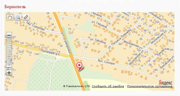 Билборд B в Борисполе, 3х6  вулиця Покровська, навпроти кладовища схема