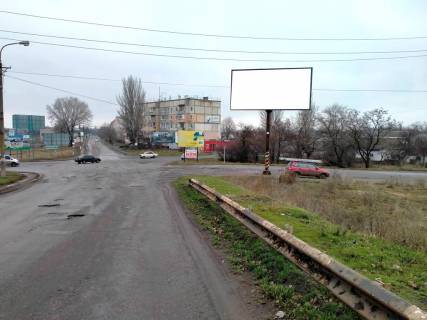 Билборд A в Апостолове, 3х6  В'їзд до міста, на перехресті біля моста фото 1