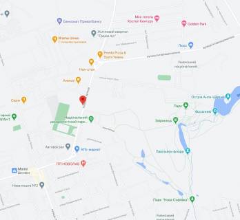 Билборд A в Умане, 3х6  вул.Київська, 25 схема