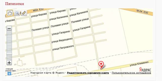 Білборд, Бігборд (Борд)  A у П'ятихатках, 3х6  вул. Клименко (район колишнього РМЗ) схема