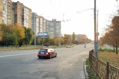 Білборд, Бігборд (Борд)  B у Києві вул. Єфремова (Уборевича), 24/26 (03-0931-01) в напрямку Великої Окружної Дороги Фото 1