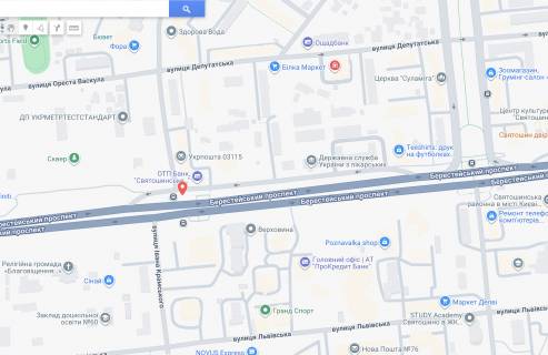 Билборд B в Киеве М."Житомирська", просп. Берестейський (Перемоги), 130/1,  напрямок до Києва . схема