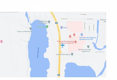 Билборд A в Киеве, 3*6 м  ул. Богатырская (в сторну Вышгорода) схема