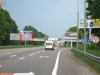 Билборд A в Борисполе Бориспільське шосе   33км, в'їзд в м.Бориспіль з Києва Лівий NEW фото 1