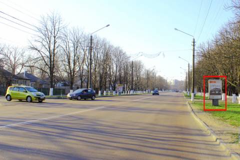 Ситилайт A в Борисполе вул. Київський Шлях, біля центрального парку фото 1