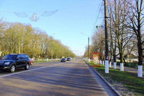 Білборд, Бігборд (Борд)   у Борисполі вул. Київський Шлях, 36, навпроти центрального парку Фото 1