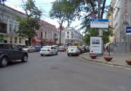 Ситилайт A в Одессе, 1.8x1.2  Преображенська вул., 21 фото 1