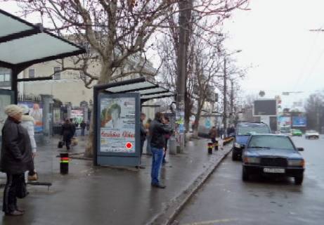 Ситилайт B в Одессе, 1.8x1.2  Середньофонтанська вул., залізничний вокзал, зупинка фото 1
