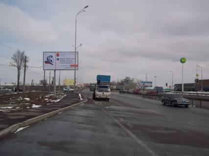 Билборд A в Одессе, 3х6  1-й км Новониколаевской дороги Таврия-В В фото 1