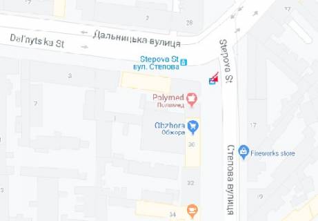 Білборд, Бігборд (Борд)  B у Одесі Степовая ул., 28 - Дальницкая ул. схема